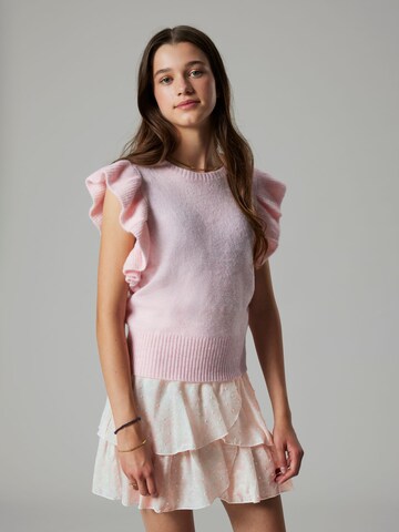 Pull-over LMTD en rose : devant
