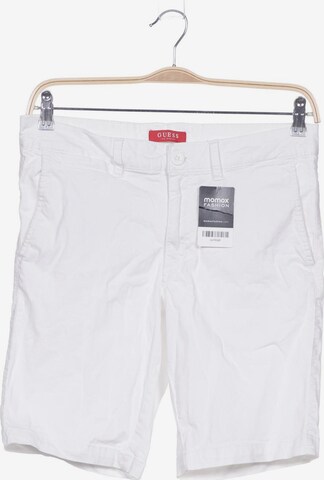 GUESS Shorts in 30 in White: front