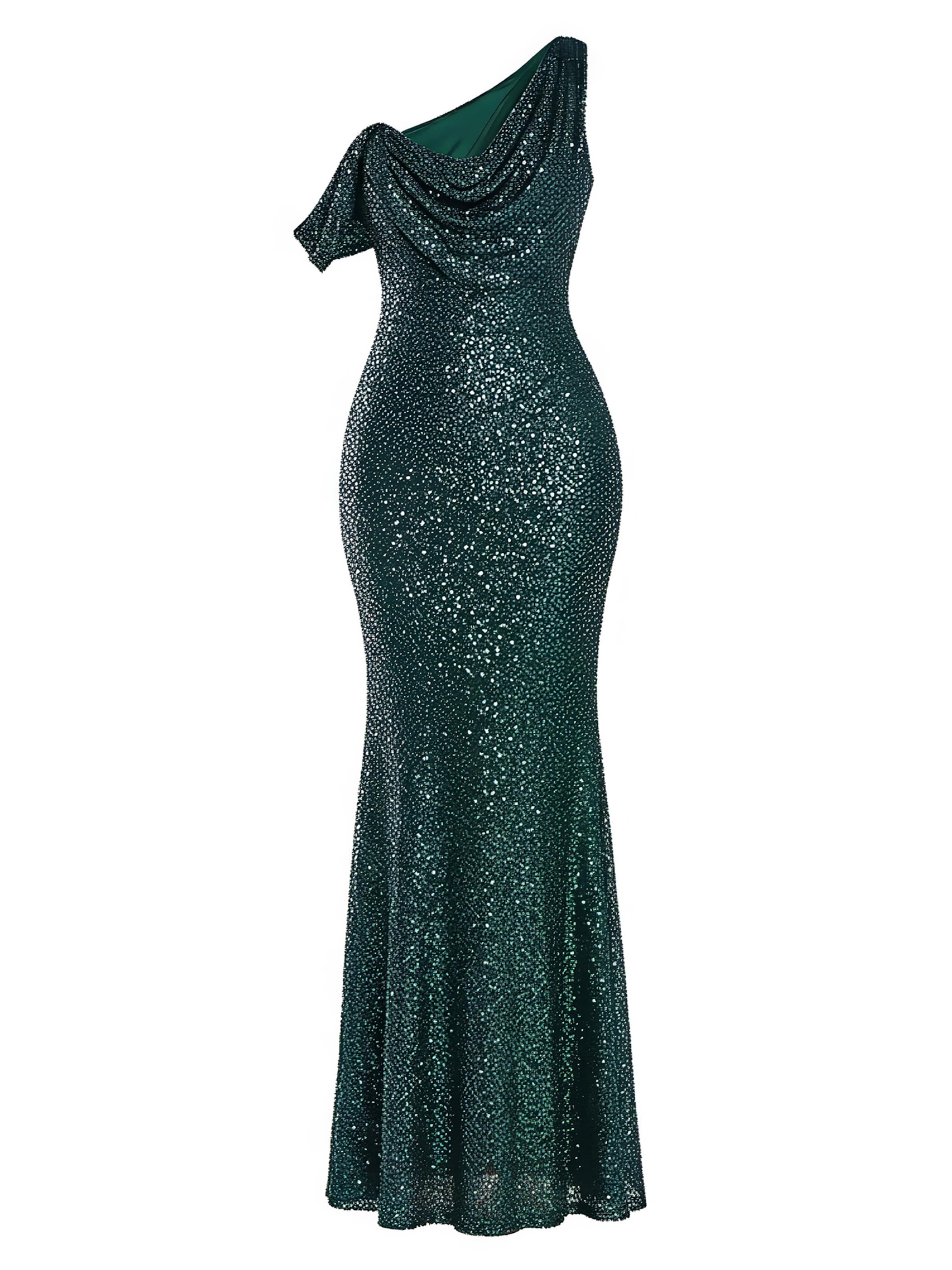 GODDIVA Evening dress in Green: front