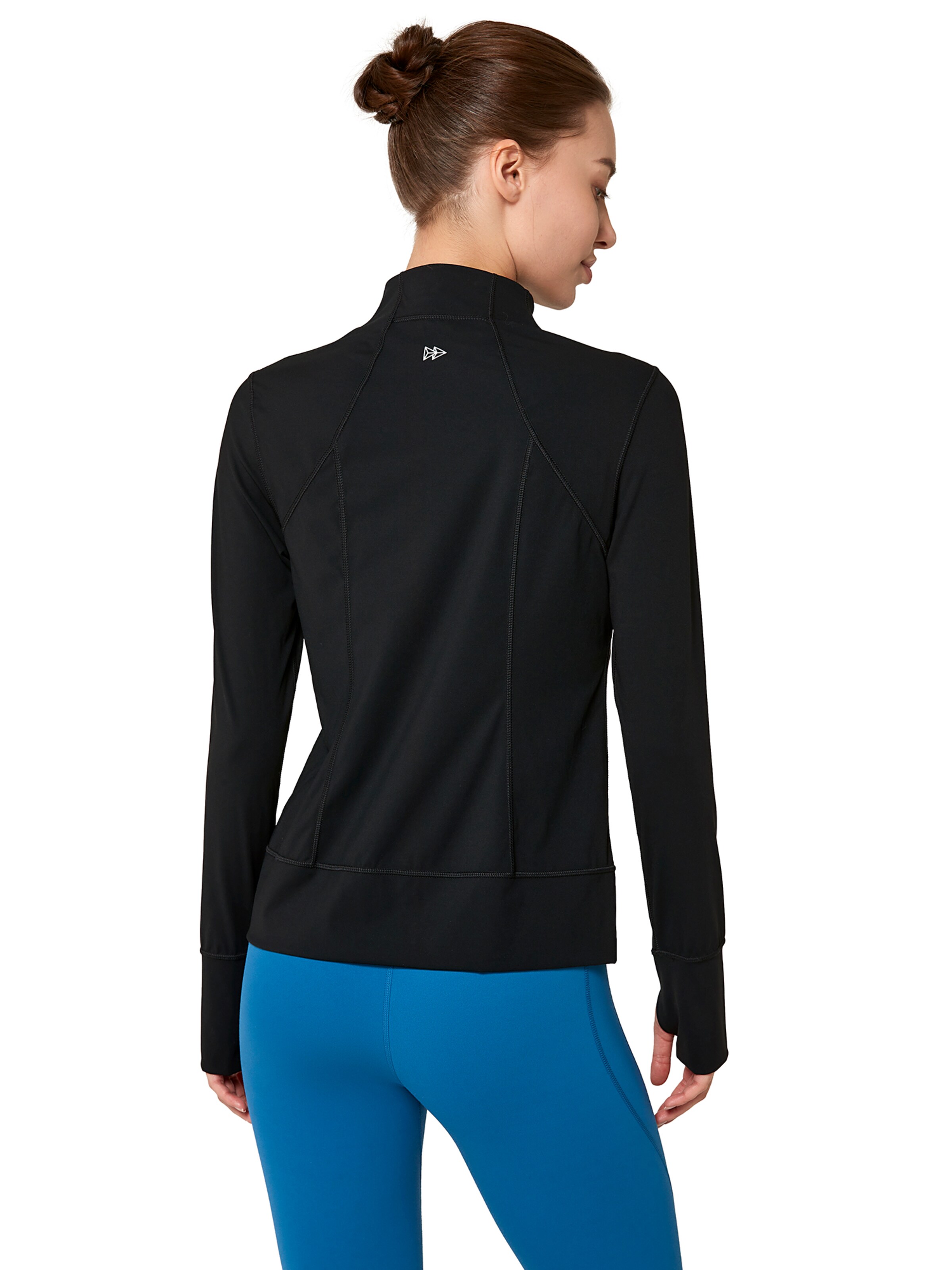 Yvette Athletic Jacket in Black