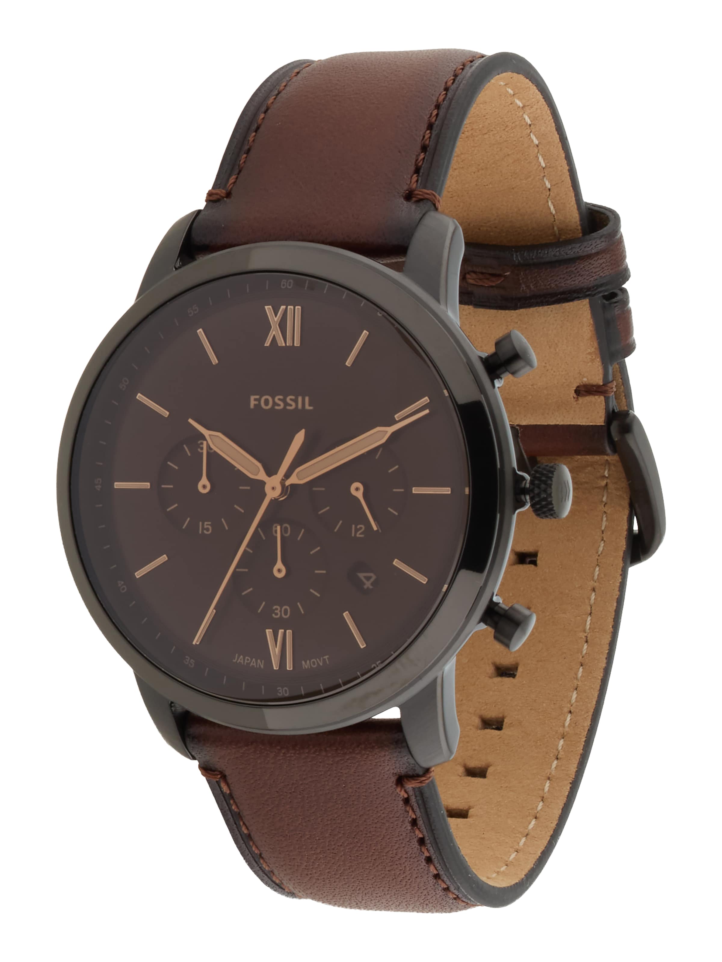 FOSSIL Uhr 'NEUTRA' in Schwarz: Vorderseite