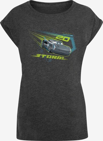 ABSOLUTE CULT T-Shirt 'Cars - Jackson Storm' in Grau: predná strana