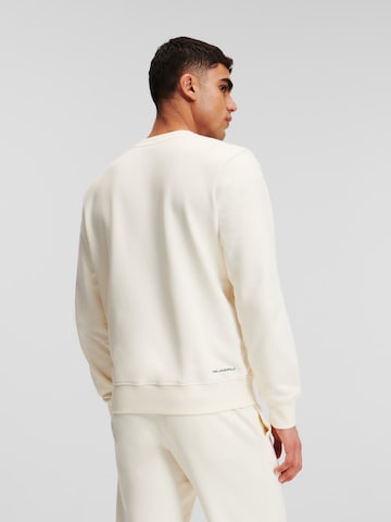 Sweat-shirt 'Ikonik' Karl Lagerfeld en blanc