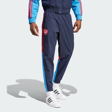 ADIDAS PERFORMANCE Regular Workout Pants 'Arsenal Woven Track' in Blue: front