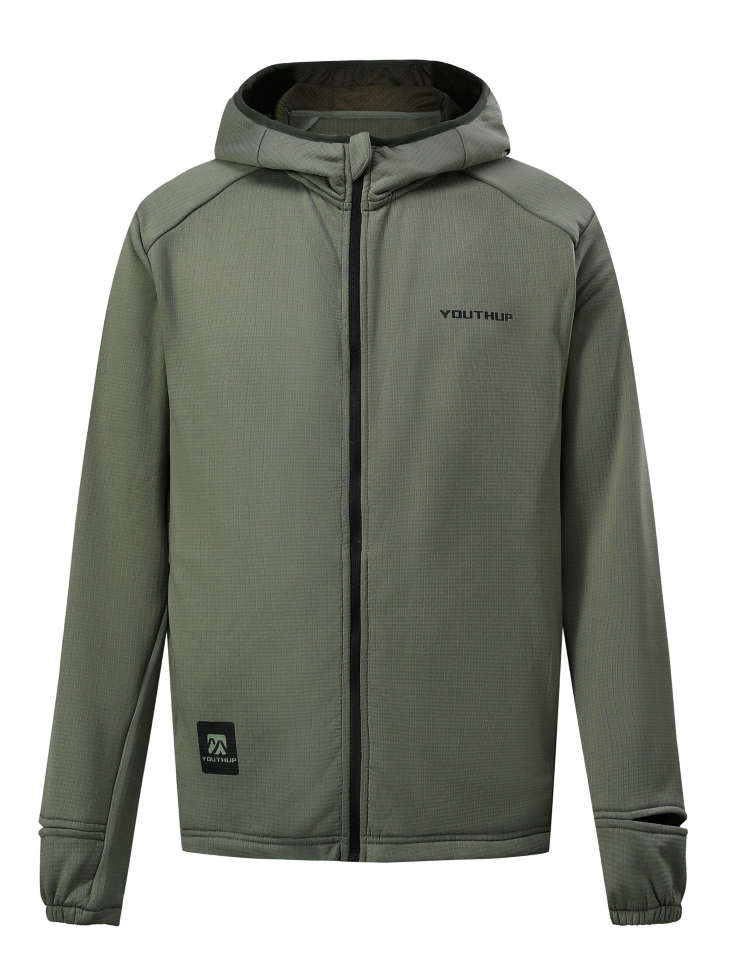 YOUTHUP Athletic Jacket 'ARMFENSTER' in S in Olive, Item view