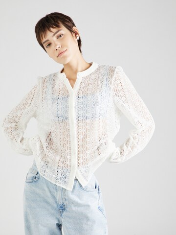 PIECES Blouse 'JIA' in Wit: voorkant