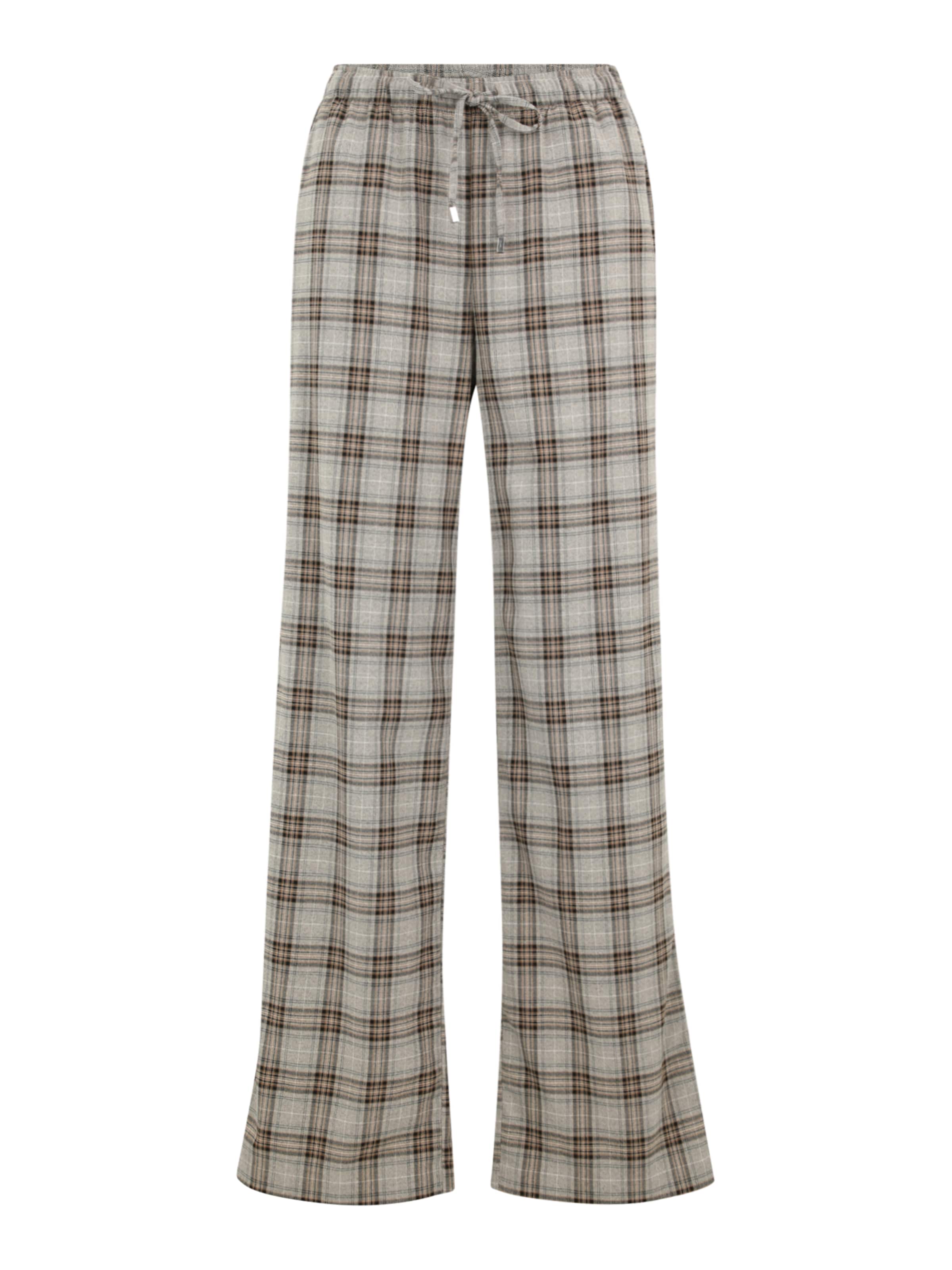 Only Tall Широки крачоли Панталон 'ONLISADORA' в сиво: отпред