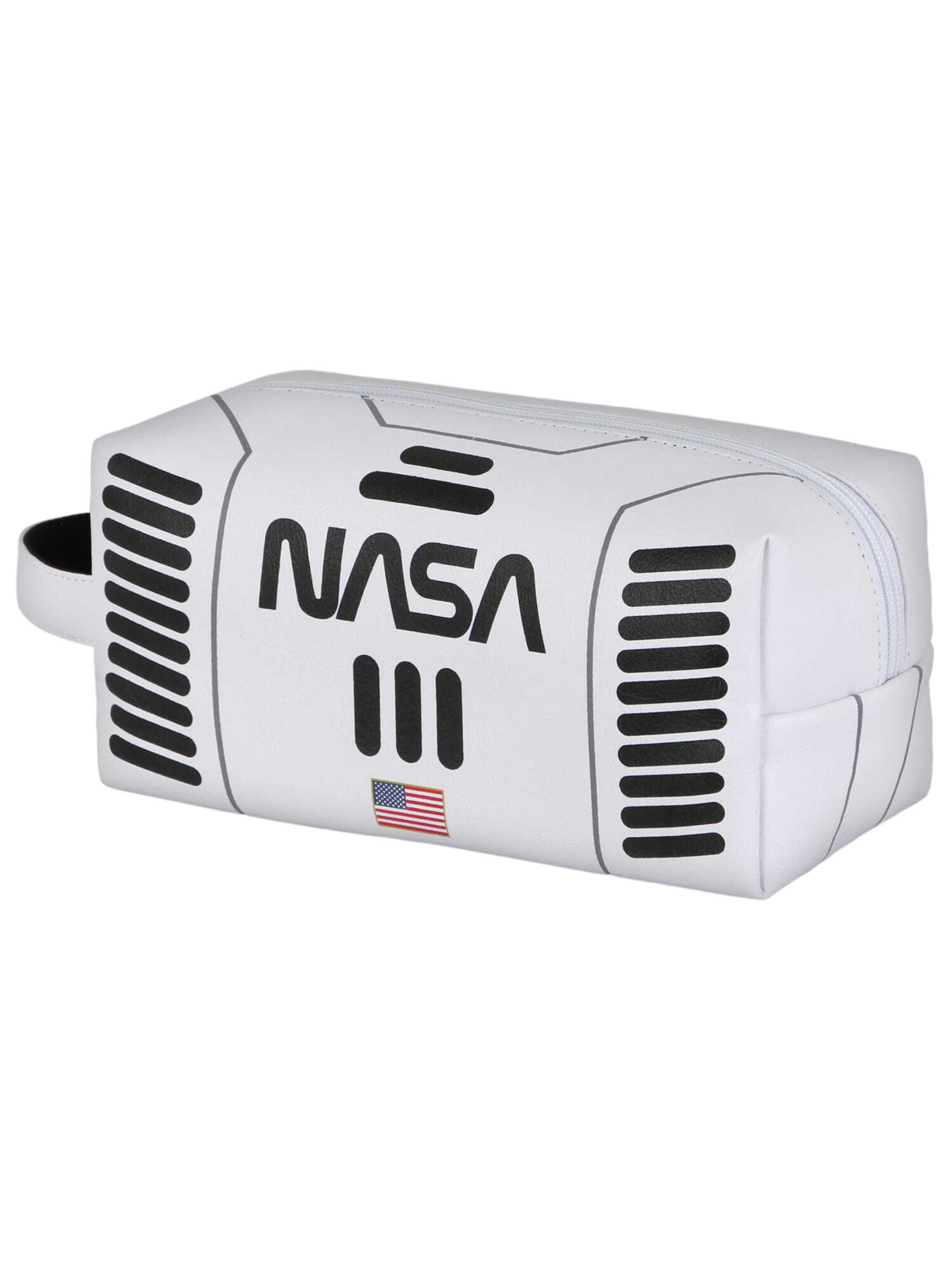 NASA Toiletry Bag in White: front