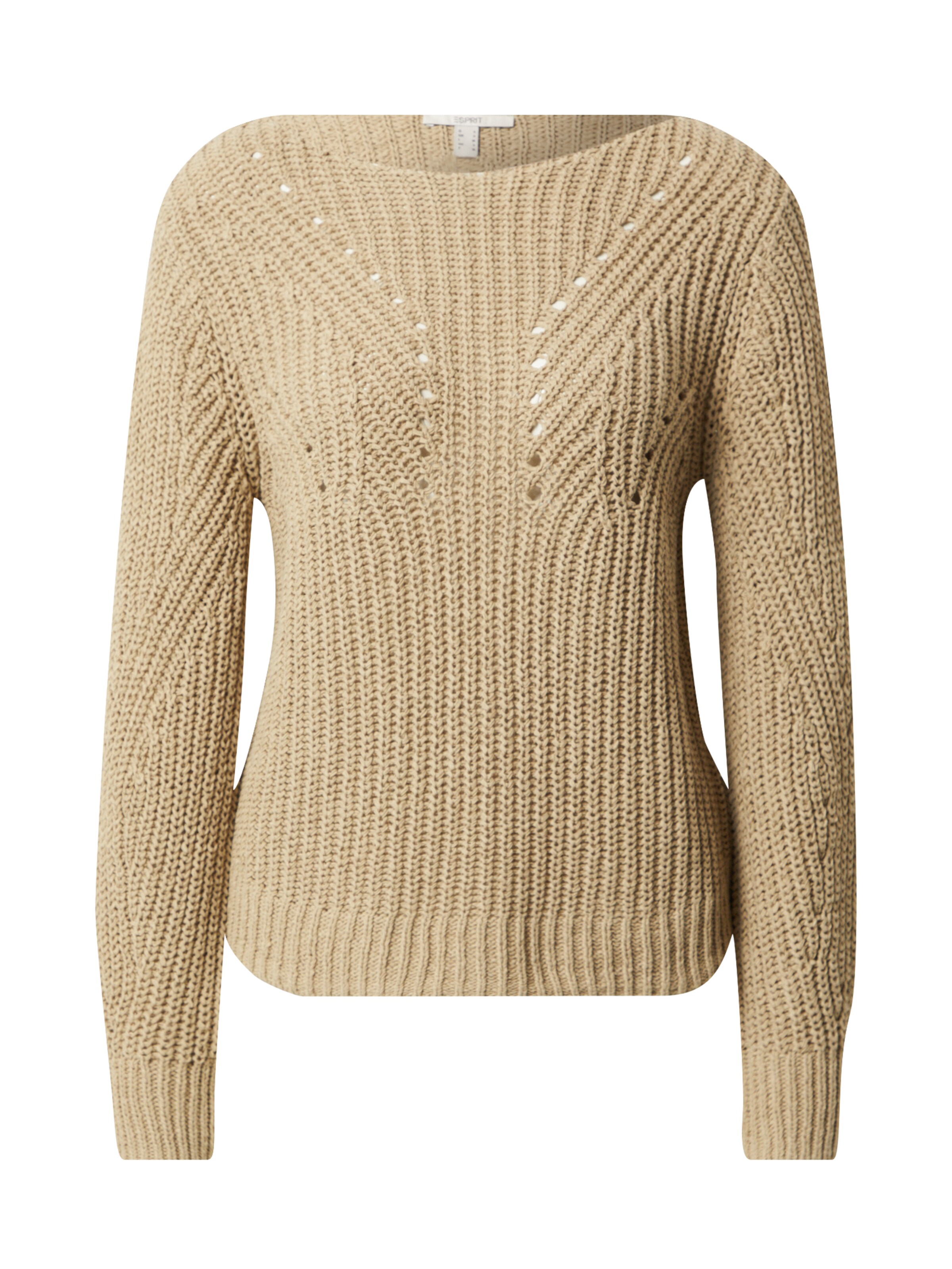 Frauen Pullover & Strick ESPRIT Pullover in Sand - ES21229 Frauen Pullover & Strick ESPRIT Pullover in Sand - ES21229
