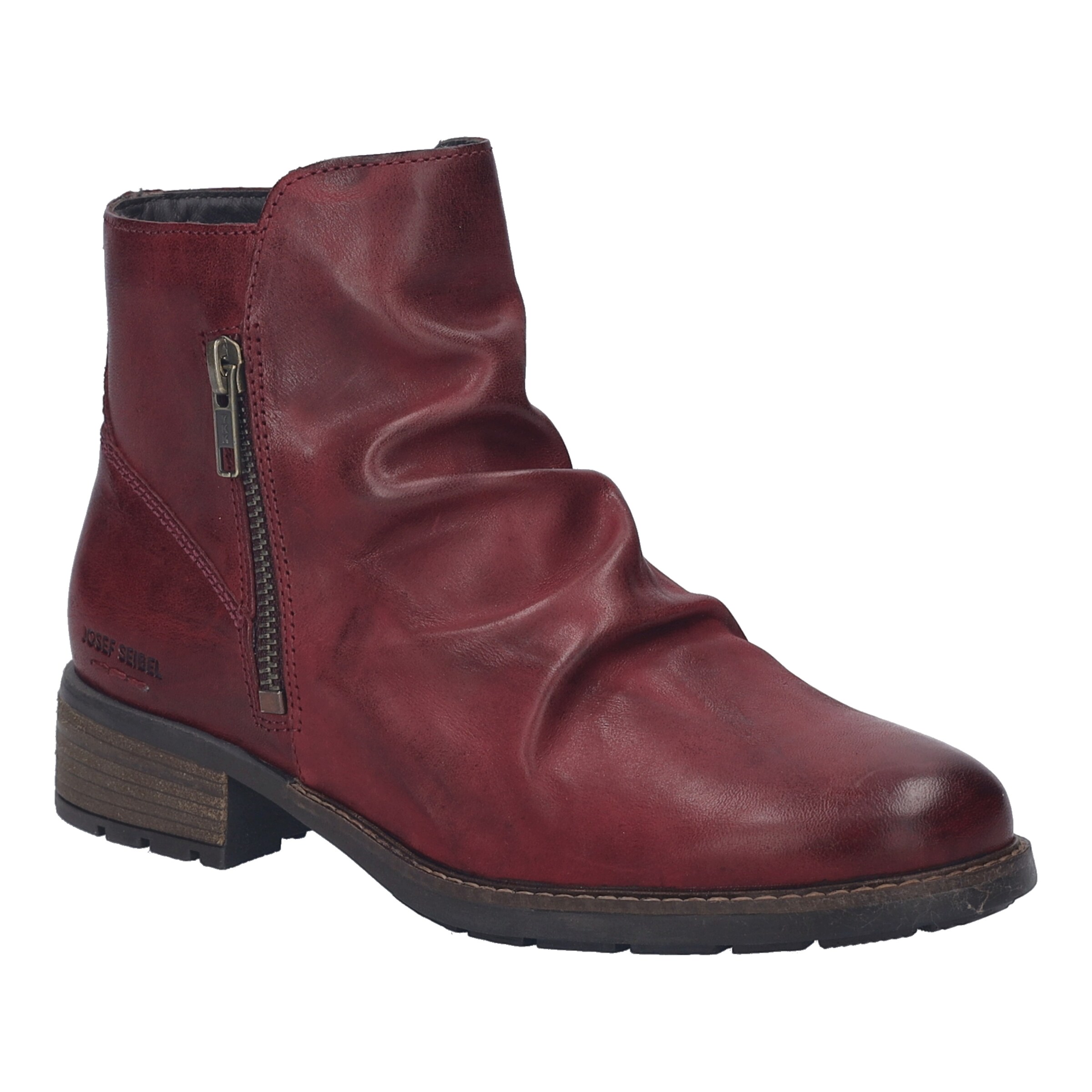 JOSEF SEIBEL Ankle Boots in Red: front