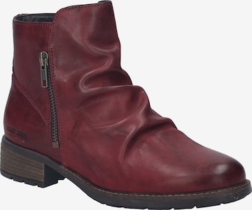 JOSEF SEIBEL Ankle Boots in Red: front