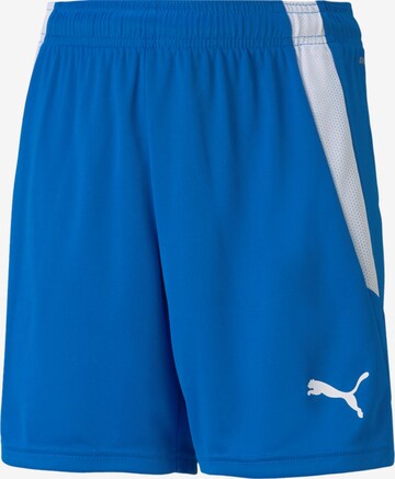 regular Pantaloni sportivi 'TeamLiga' di PUMA in blu