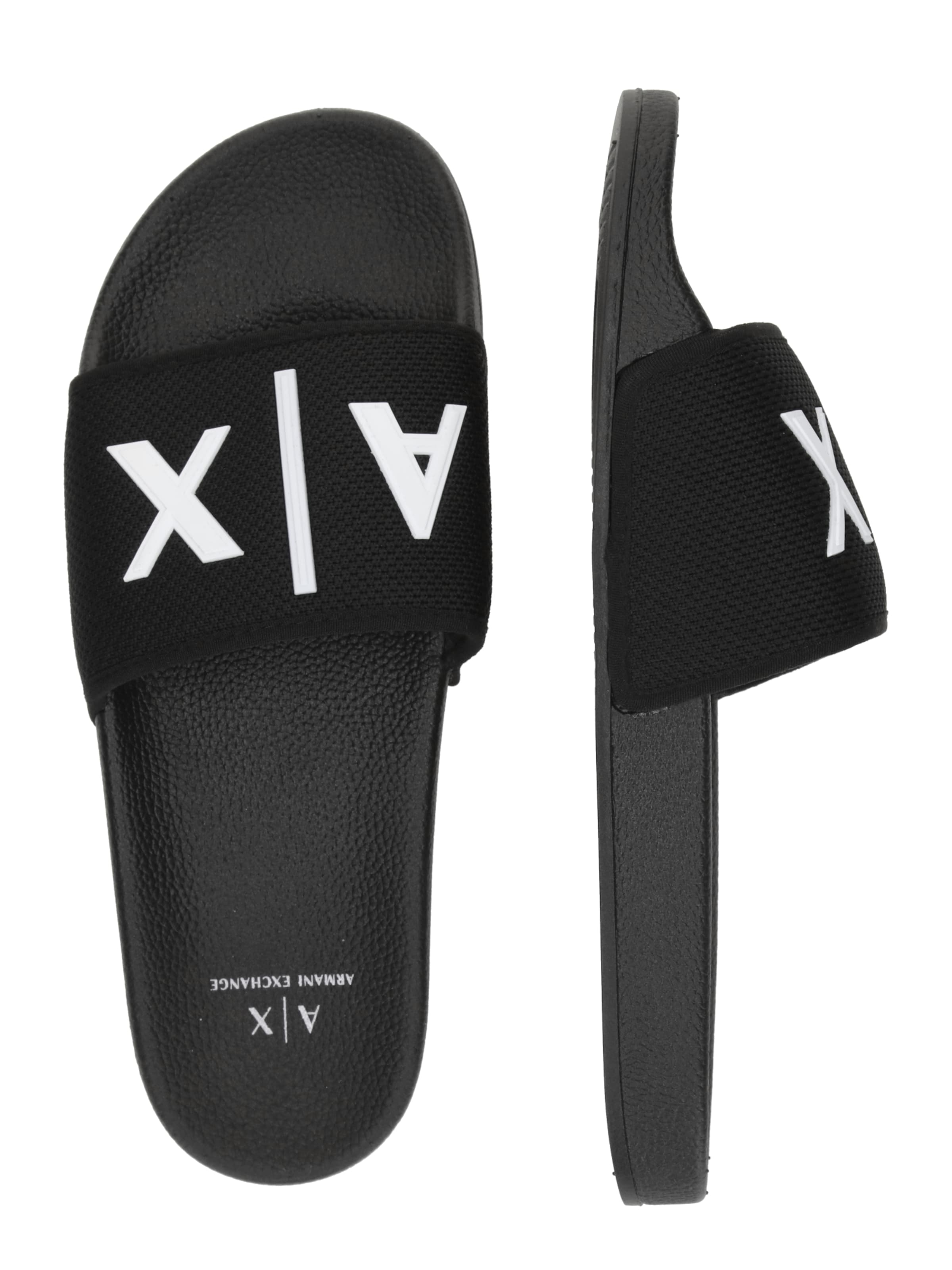 juoda ARMANI EXCHANGE Šlepetės
