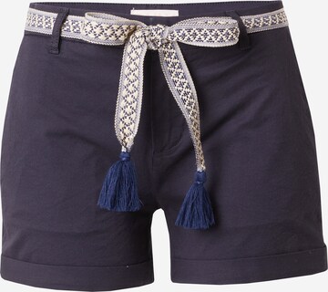 ONLY Regular Chino 'GEORGIA' in Blauw: voorkant