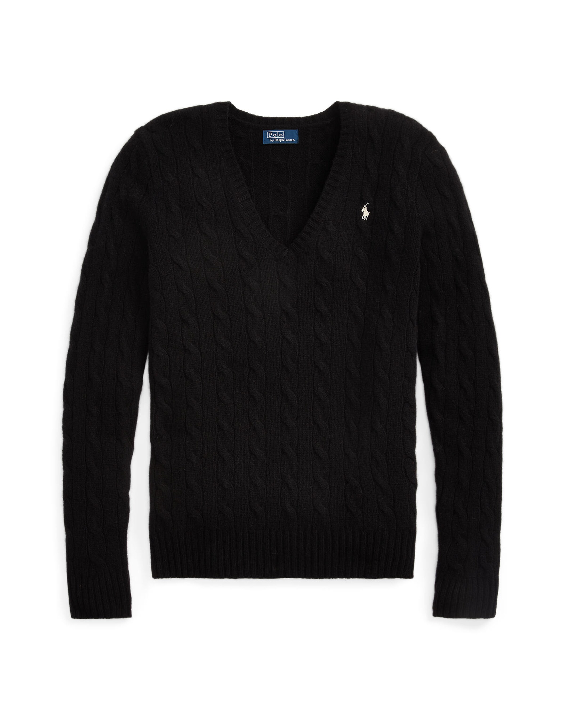 Polo Ralph Lauren Πουλόβερ σε μαύρο: μπροστά