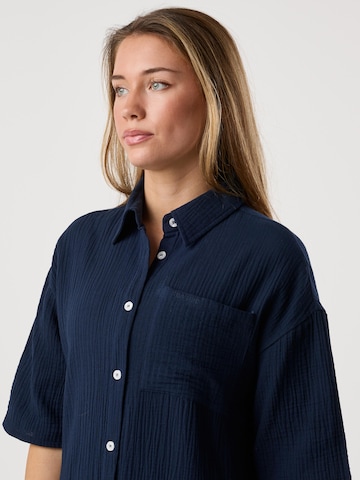 Seaside Shirt dress in Blue