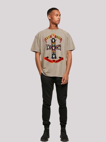 F4NT4STIC Shirt 'Guns 'n' Roses Appetite For Destruction' in Braun