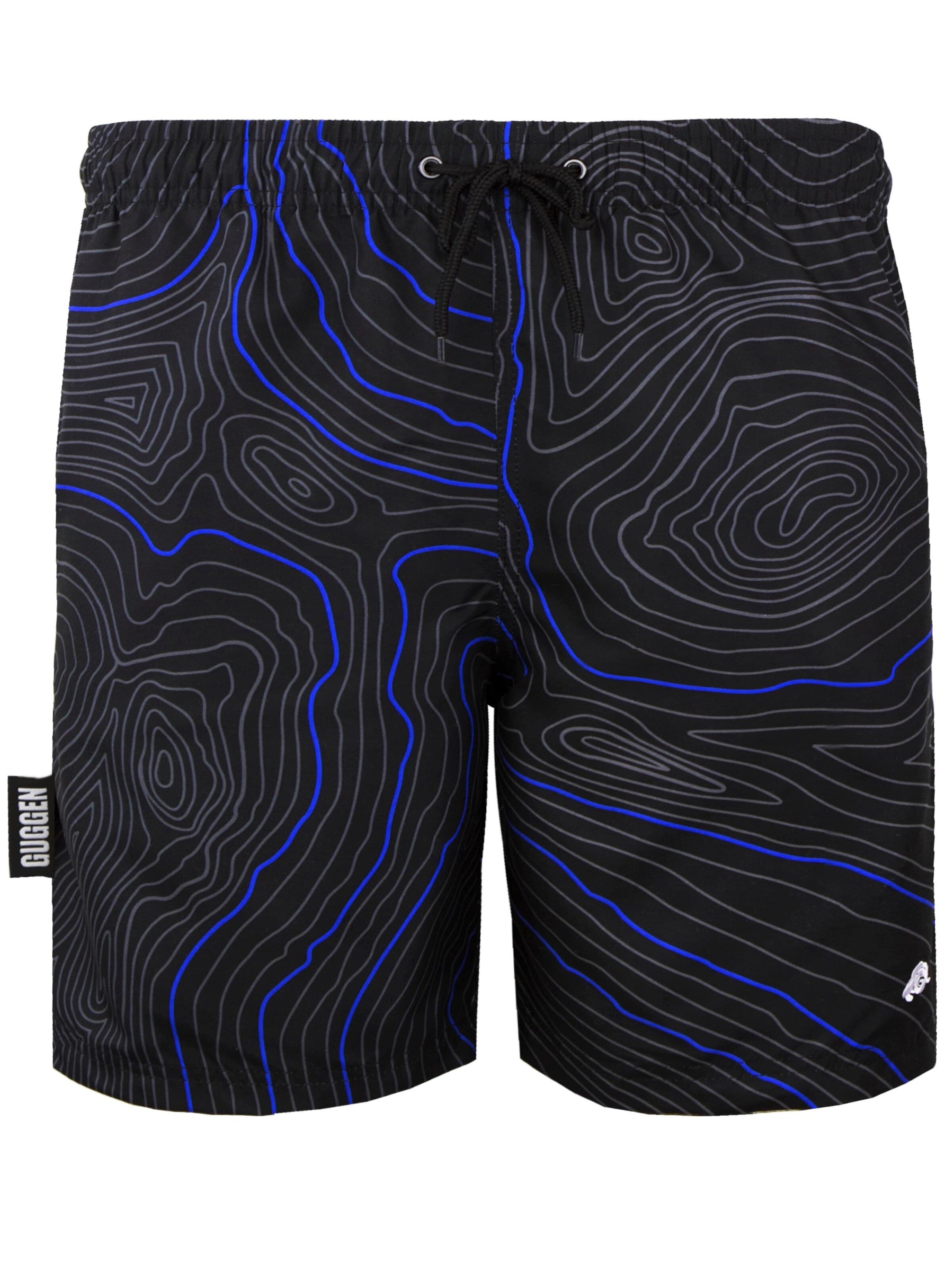 Guggen Mountain Badeshorts 'Boardshorts 2335'‌‌‌‌ in Blau: Vorderseite