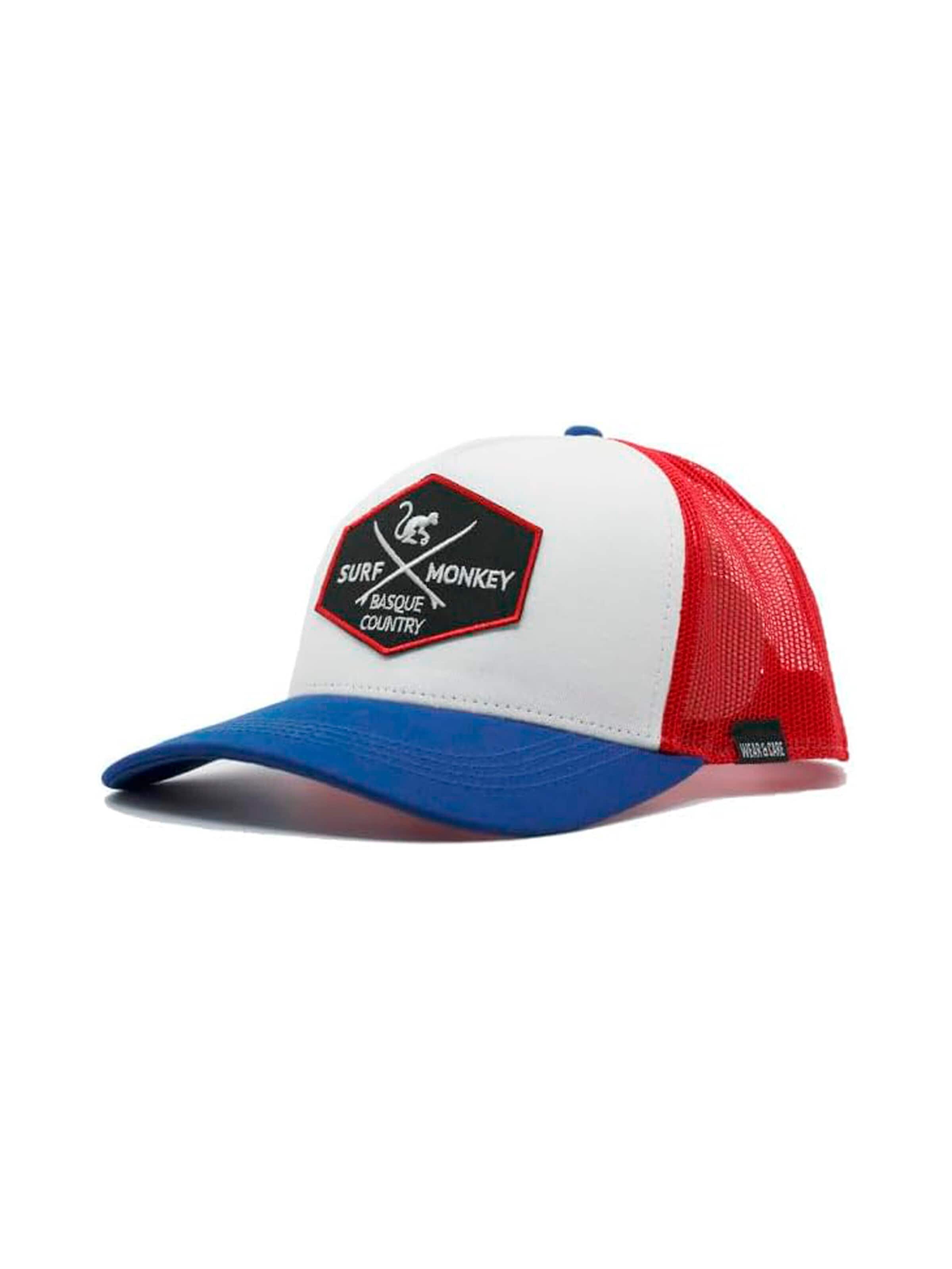 Surf Monkey Sportpet in Rood: voorkant