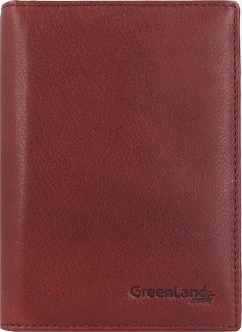 Greenland Nature Wallet 'Soft Colour' in Brown: front