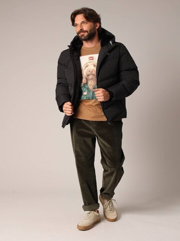 Veste d’hiver 'Interest' Deeluxe en noir