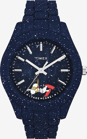 TIMEX Analoog horloge 'Waterbury Heritage Collection' in Blauw: voorkant