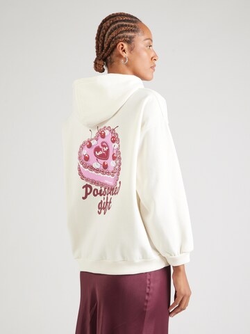 KaotikoSweater majica - bijela boja: prednji dio