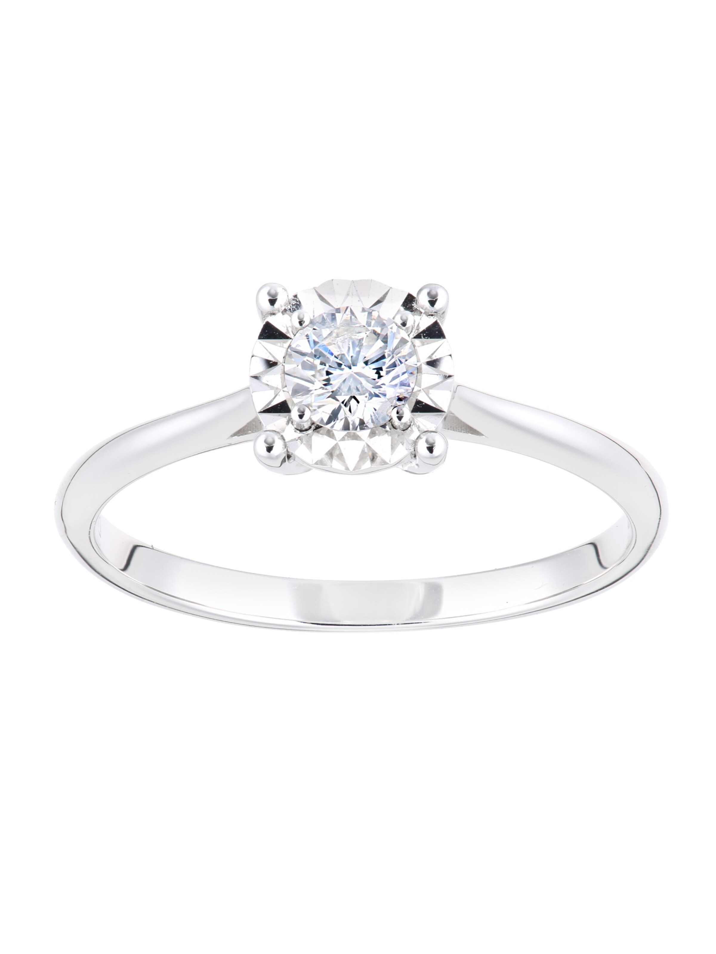 DIAMANT LETERNEL Ring in Silver: front