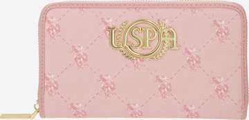 U.S. POLO ASSN. Plånbok 'Hampton' i rosa: framsida