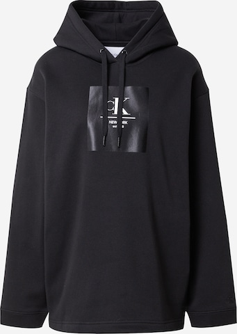 Calvin Klein Jeans - Sweatshirt em preto: frente