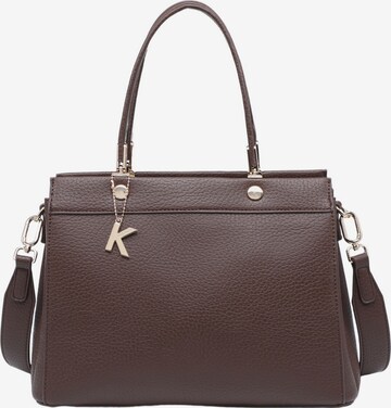 Borsa a mano 'Borsa a mano donna Kassandra Quilara - Poliestere chiusura zip' di Kassandra in marrone: frontale