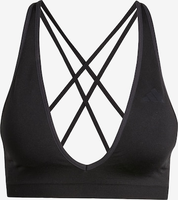 ADIDAS PERFORMANCE Sport-BH 'Essentials' in Schwarz: Vorderseite