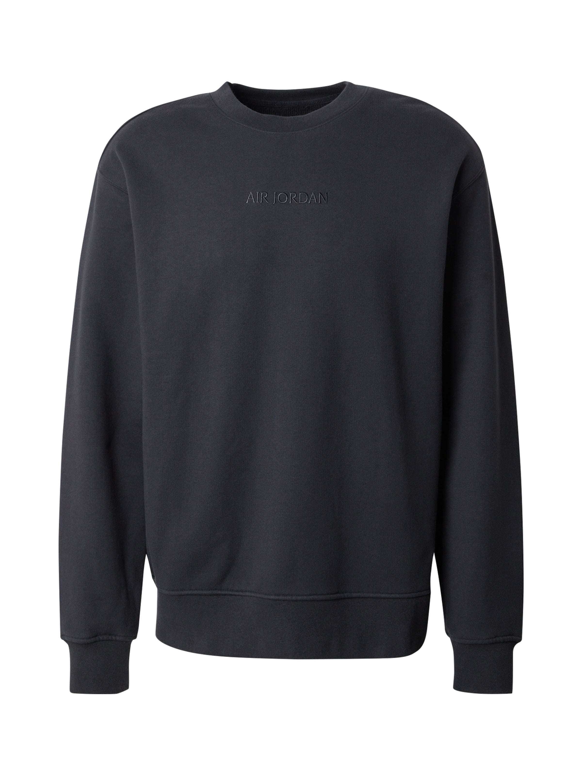 Jordan Μπλούζα φούτερ 'AIR' σε μαύρο: μπροστά