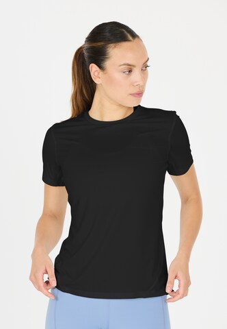 ENDURANCE - Camiseta funcional 'Nan' en negro: frente