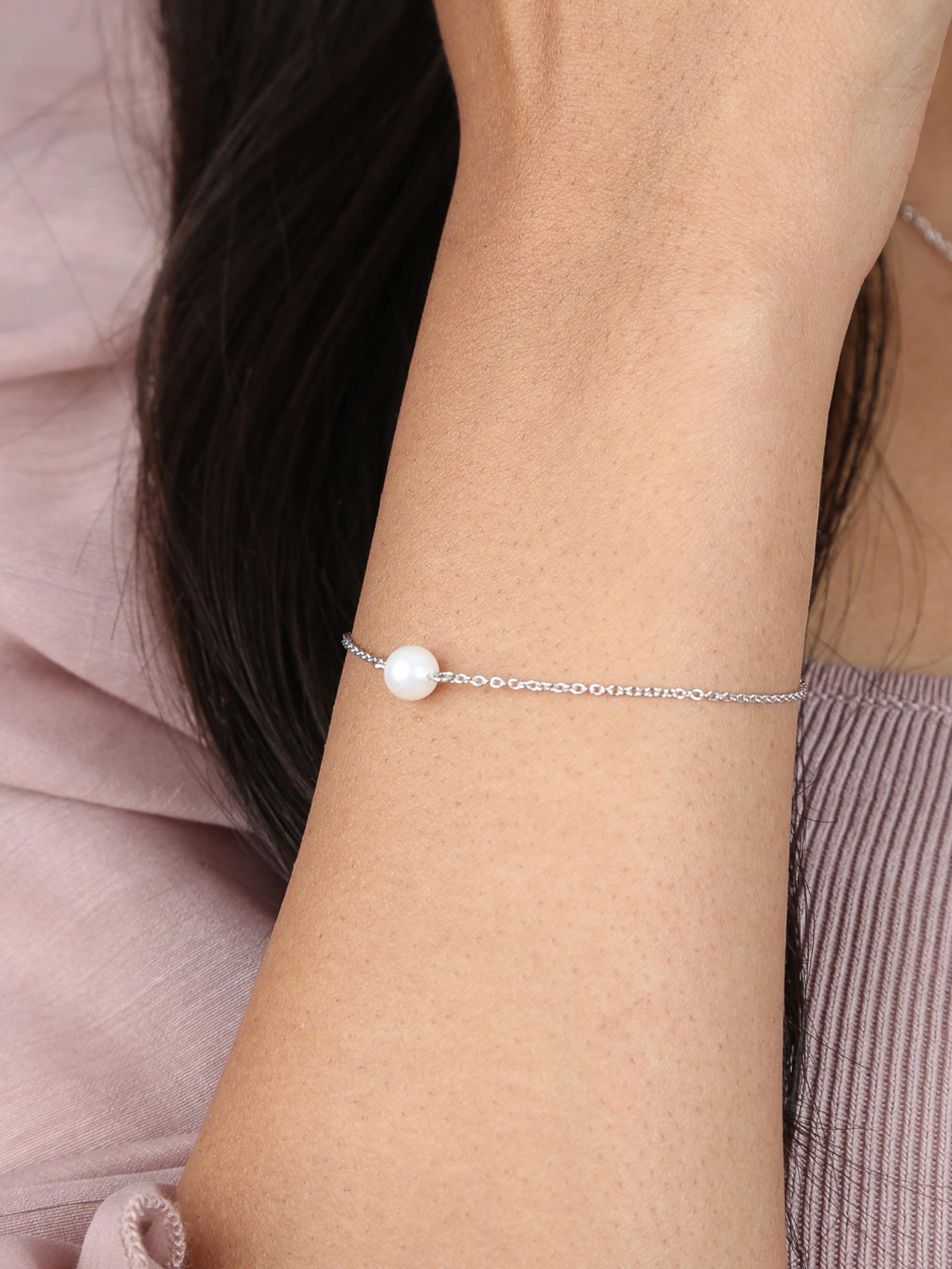 Lucardi Bracelet in Silver: front
