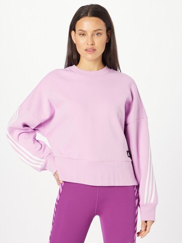 Sweat de sport 'Future Icons 3-Stripes' ADIDAS SPORTSWEAR en violet : devant