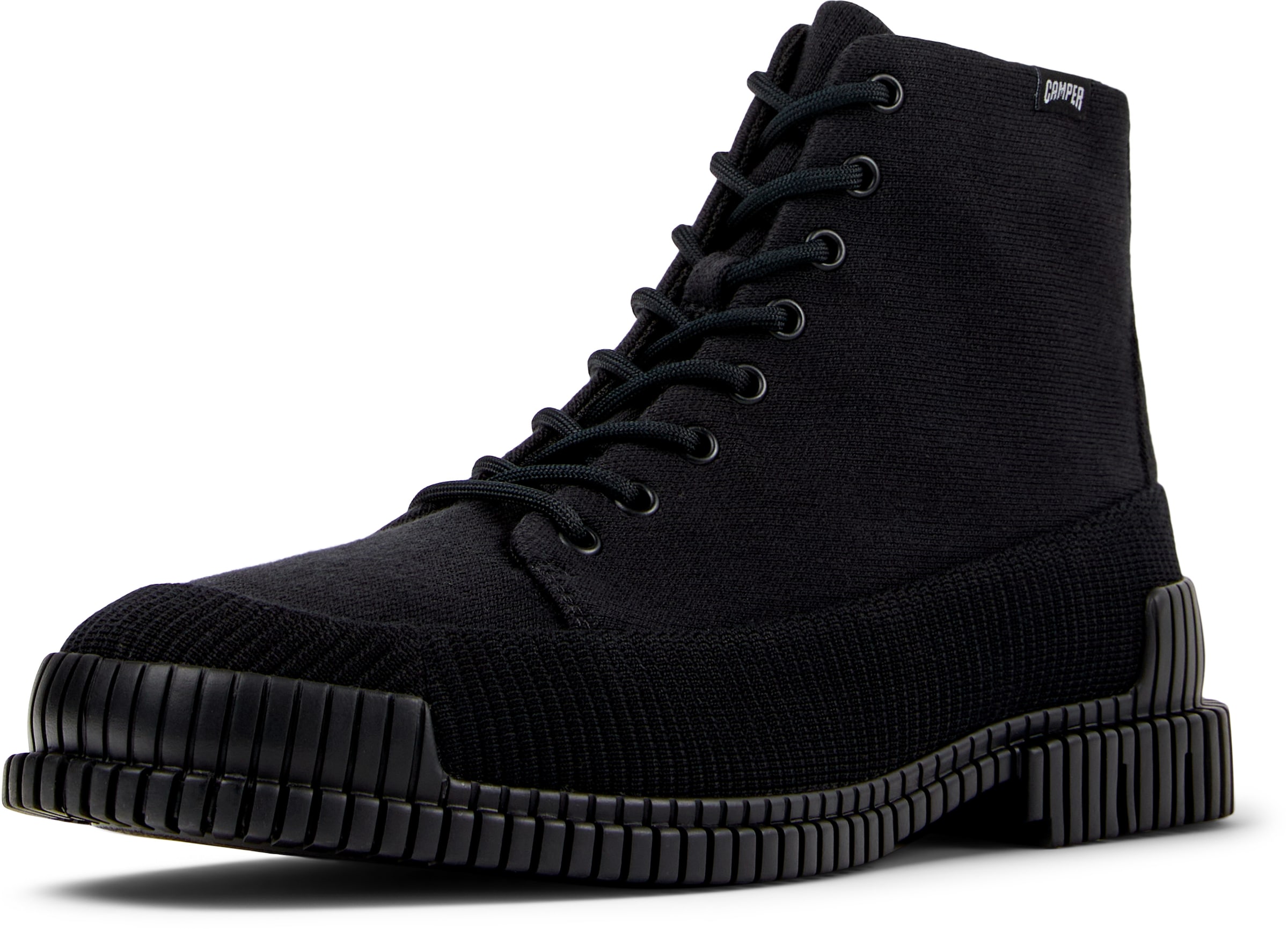 CAMPER Veterlaarzen ' Pix ' in Zwart: voorkant