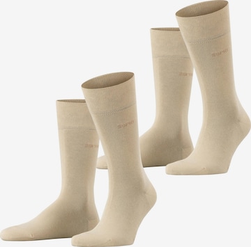 ESPRIT Socks 'Basic Easy 2-Pack' in Beige: front