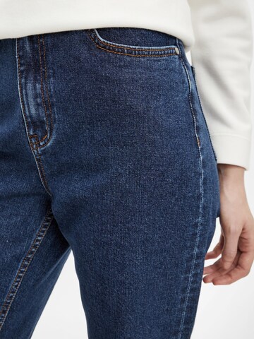 OBJECT Bootcut Jeans 'Marina' in Blau