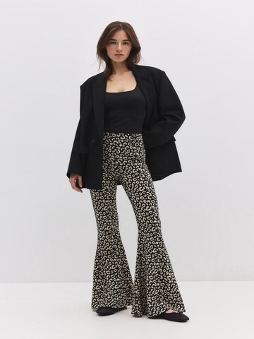 No Matter What Flared Broek in Zwart