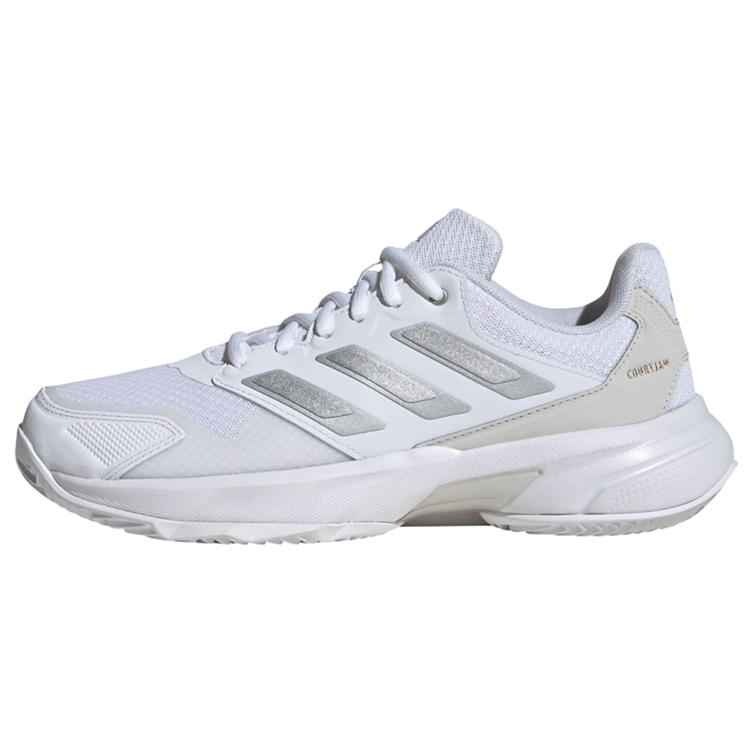 Pantofi sport 'Courtjam Control 3' de la ADIDAS PERFORMANCE pe alb: față