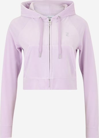 Giacca di felpa 'MADISON' di Juicy Couture Petite in lilla: frontale