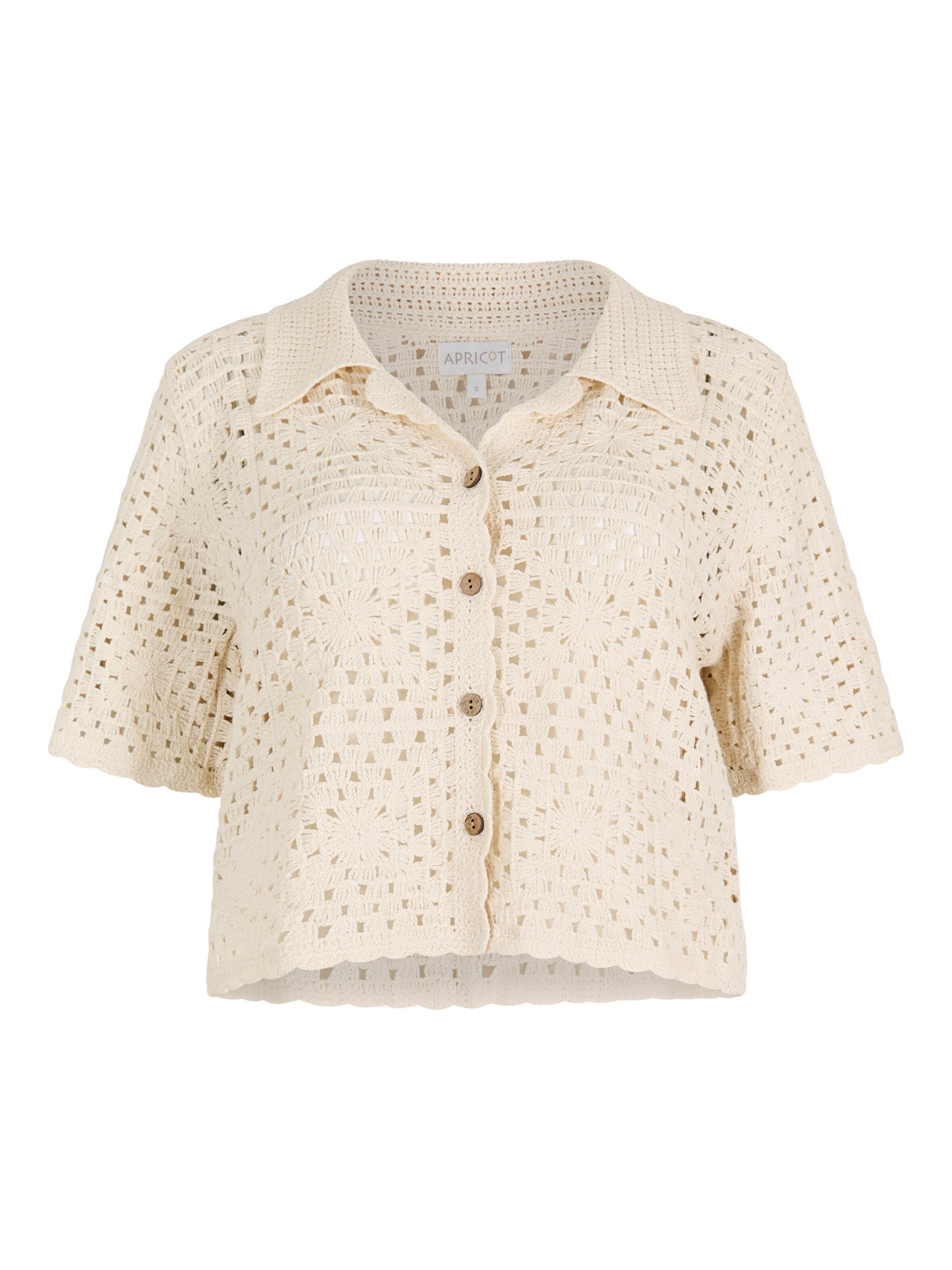 Apricot Blouse ' ' in Grey: front