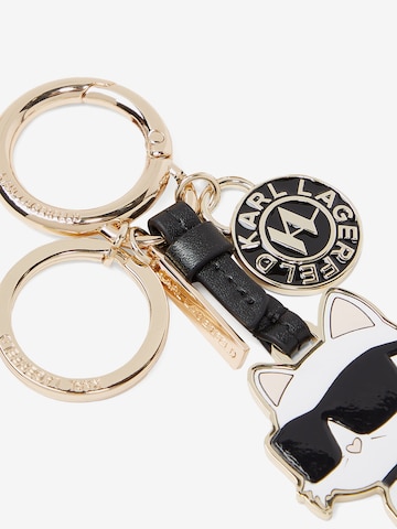 Karl Lagerfeld Key Ring ' Ikonik 2.0' in Gold