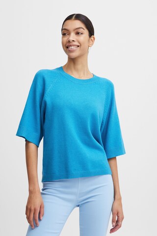 Pull-over 'Nonina' b.young en bleu : devant