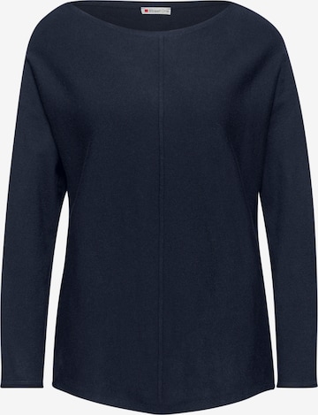 STREET ONE Sweater 'Dolman' in Blue: front