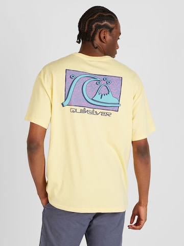 QUIKSILVER T-Shirt 'TAKE US BACK ' in Gelb