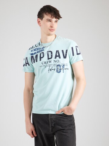 CAMP DAVID T-Shirt in Grün: Vorderseite