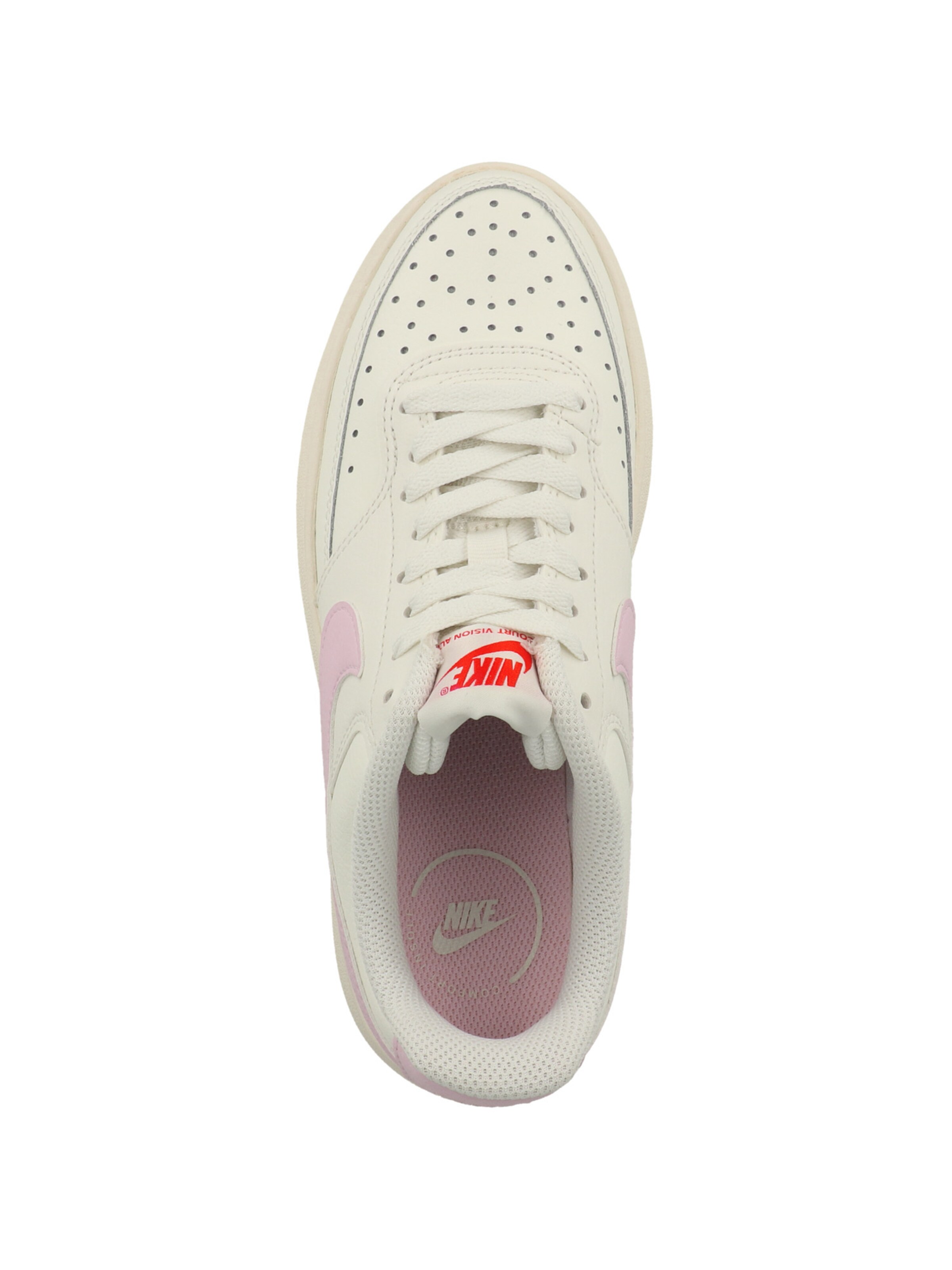 Sneaker bassa 'Court Vision Alta LTR' di Nike Sportswear in bianco