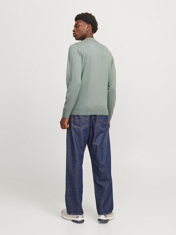 JACK & JONES Sweater 'JJEEmil' in Green